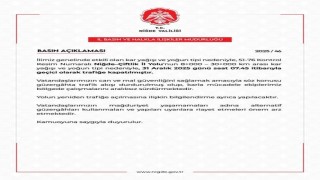 Yoğun kar ve tipi Niğde-Çiftlik yolunu trafiğe kapattı