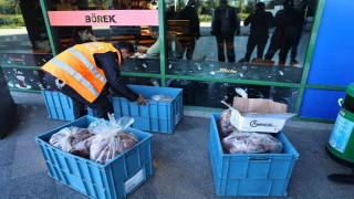 Yolcu otobüsüyle uygunsuz şartlarda taşınan çeyrek ton ete el konuldu