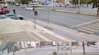 Yolun karşısına geçmeye çalışan kadına motosiklet çarptı: 2 yaralı