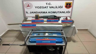 Yozgatta kaçak kazı yaparken suçüstü yakalandı