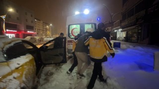 Yüksekovada gece yarısı hayat kurtaran dikkat