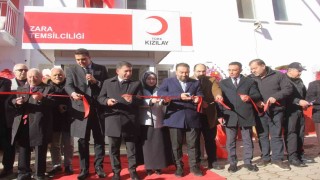 Zarada Türk Kızılay hizmet binası törenle açıldı