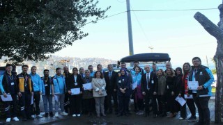 Zonguldakta UMKE tatbikatına katılanlara teşekkür belgesi