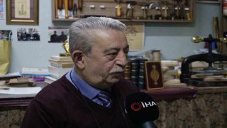 60 yıllık mücellit ustasına Kültür ve Turizm Bakanlığından Yaşayan İnsan Hazineleri Ödülü
