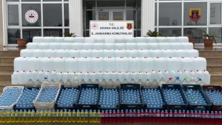 Adanada 2 bin 495 litre sahte alkol ele geçirildi