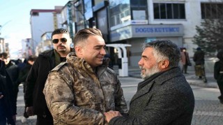 Ağrı Emniyet Müdürü Önder, esnaf ve vatandaşlarla bir araya geldi