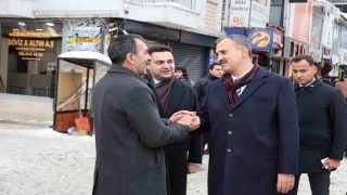 Ağrı Valisi Bozkurttan hastane ve esnaf ziyareti