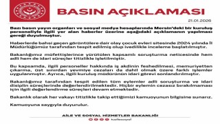 Aile ve Sosyal Hizmetler Bakanlığı: İlgili personeller hakkında farklı işlemler uygulanmış, kuruluş müdürünün idari görevi sonlandırılmıştır