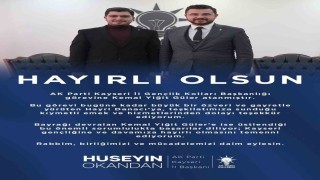Ak Parti Kayseri İl Gençlik Kolları Başkanı Kemal Yiğit Güler oldu