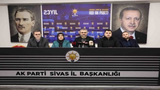 AK Parti Sivas İl Başkanı Tanrıverdi: 6 bin 183 yeni üye partimize kazandırılmıştır