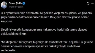 AK Parti Sözcüsü Çelikten CHPye tepki: Hakaret ve hedef gösterme siyaset değil, saldırganlıktır