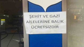 Alanyalı balıkçıdan şehit ve gazilerin ailelerine ücretsiz balık