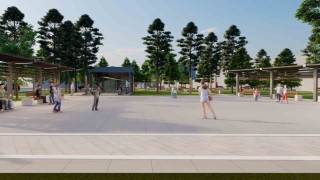 Alanyurt meydan düzenlemesi için çalışmalar başladı