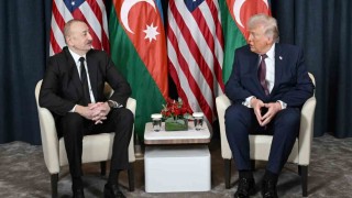 Aliyev, Trump ile bir araya geldi