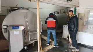 Altıntaşta süt soğutma tankları denetlendi