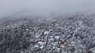 Amanos eteklerinde kış masalı: Zorkun Yaylasında kar güzelliği