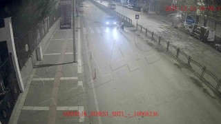 Amasyada trafik kazaları kamerada