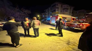 Ankarada bir binada çıkan baca yangını söndürüldü