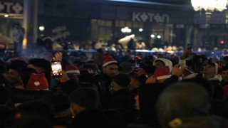 Ankarada yeni yıl coşkuyla karşılandı