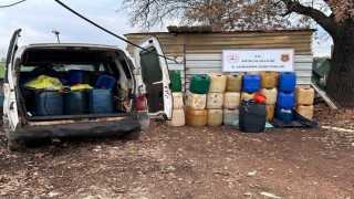 Antalyada 2 bin 350 litre kaçak akaryakıt ele geçirildi