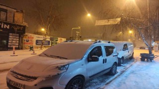 Ardahanda kar yağışı etkili oldu