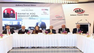 ATO Başkanı Baran: Koç Holdingin Ankaramıza ve ülkemize katkıları son derece değerli