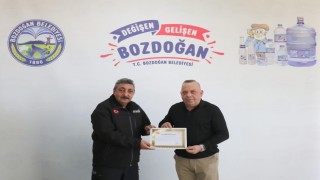 Aydın Valiliğinden Bozdoğan Belediyesine teşekkür