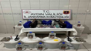 Aydında jandarmadan sahte alkol operasyonu