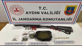 Aydında uyuşturucu ve ruhsatsız silah operasyonu