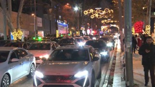 Bağdat Caddesindeki yeni yıl kutlamaları önceki senelere göre sönük geçti