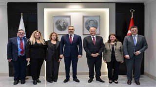 Bakan Fidan, BM Mülteciler Yüksek Komiseri Salih ile görüştü