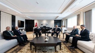 Bakan Fidan, KİB Genel Sekreteri Bahaddini kabul etti