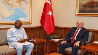 Bakan Güler, Gananın Ankara Büyükelçisi Nasiru-Deeni kabul etti