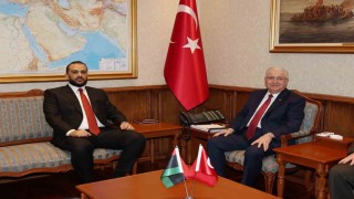 Bakan Güler, Libya Savunma Bakan Vekili Zubiyi kabul etti