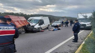 Balıkesirde trafik kazası: 4 yaralı