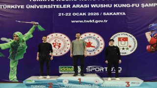 BARÜlü öğrencilerden Üniversiteler Arası Wushu Türkiye Şampiyonasında 3 madalya