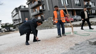 Başiskelede altyapısı tamamlanan cadde ve sokaklar yenileniyor