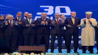 Başkan Büyükkılıç, Cumhurbaşkanı Erdoğan ile 30 Bin km Bölünmüş Yol Töreninde görüştü