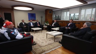 Başkan Büyükkılıç, Türkiye Dağcılık Federasyonu heyetini ağırladı