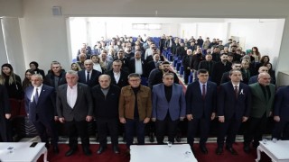 Başkan Eyüp Kahveci, esnafın seçim heyecanına ortak oldu