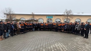 Başkan Geçitten sahada görev yapan personellere moral ziyareti