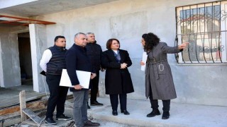 Başkan Gençay, Özel Çocuklar Oyun Evindeki çalışmaları yerinde inceledi