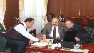 Başkan Hamamcının yeni projeler için Ankara ziyareti