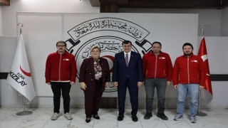 Başkan Kahveciden Kütahya Türk Kızılay İl Merkezine ziyaret