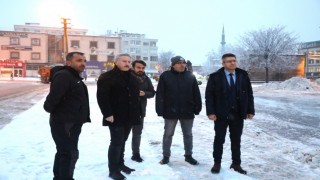 Başkan Palancıoğlu ekiplerle sahada