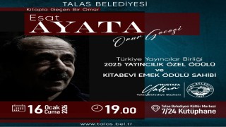 Başkan Yalçından Esat Ayata için onur gecesi