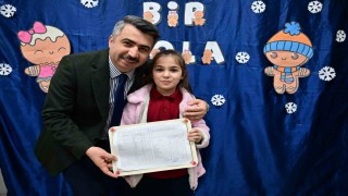 Başkan Yılmaz, öğrencilerin karne heyecanına ortak oldu