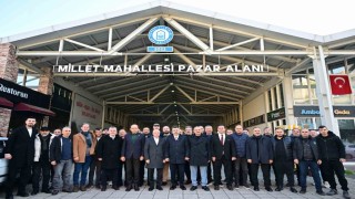 Başkan Yılmaz, pazar esnafıyla buluştu