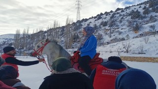 Bayburt'ta bağımlılıkla mücadele kapsamında binicilik etkinliği düzenledi