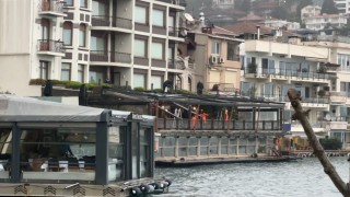 Bebek Otelde kaçak bölümler yıkılıyor